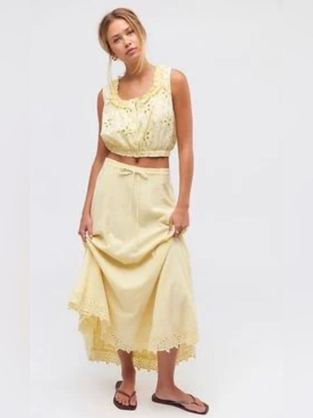 NWT Free People Madelyn Skirt Set